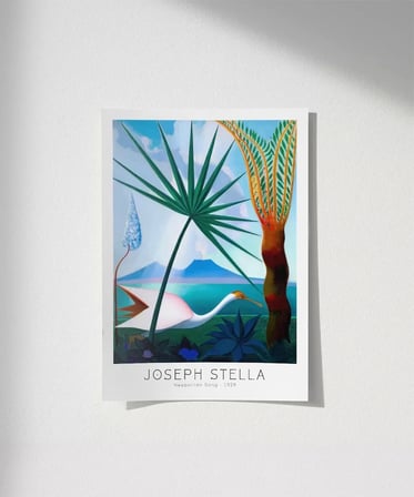 Çerçevesiz Poster Joseph Stella Neopolitan Song