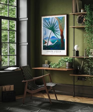 Çerçevesiz Poster Joseph Stella Neopolitan Song