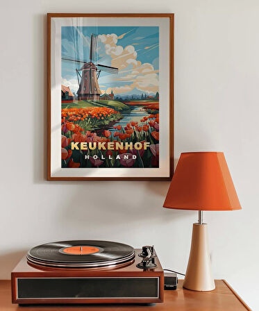 Çerçevesiz Poster Hollanda'nın Renkli Yüzü