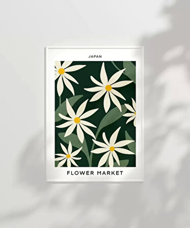 Çerçevesiz Poster Japan Flower Market
