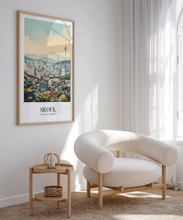 Çerçevesiz Poster Seul'un Modern Mimarisi