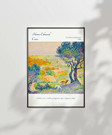 Çerçevesiz Poster Henri-Edmond Cross Bormes Ovası