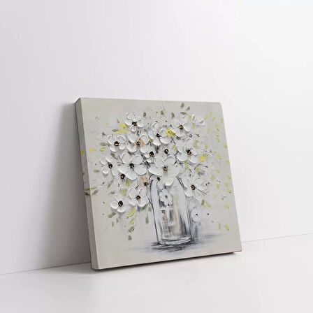 Vazodaki Papatyalar Kanvas Tablo