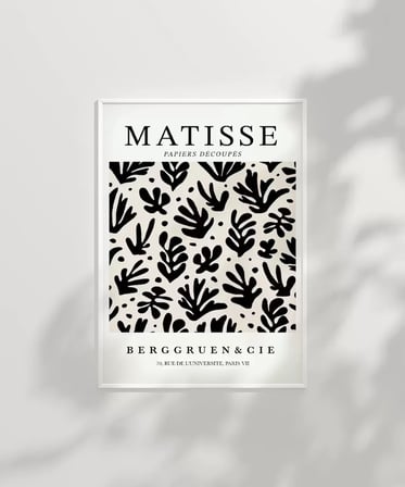 Çerçevesiz Poster Matisse Papiers Découpés No 3
