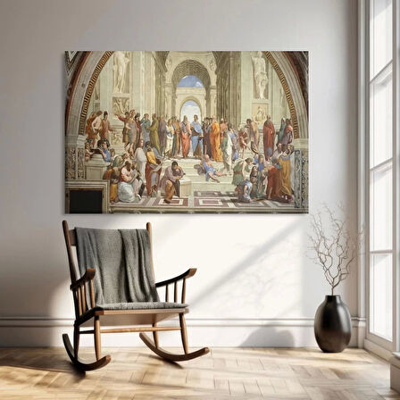 Atina Okulu Kanvas Tablo