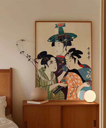 Çerçevesiz Poster Japon Kültürünün İzleri