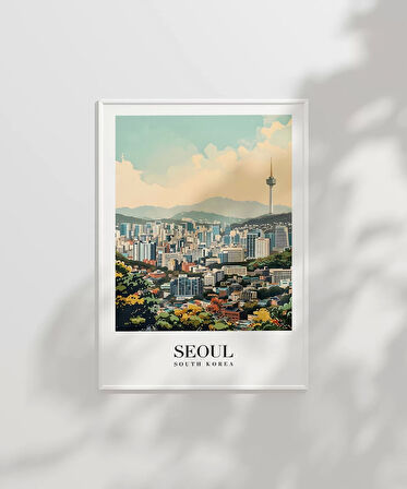 Çerçevesiz Poster Seul'un Modern Mimarisi