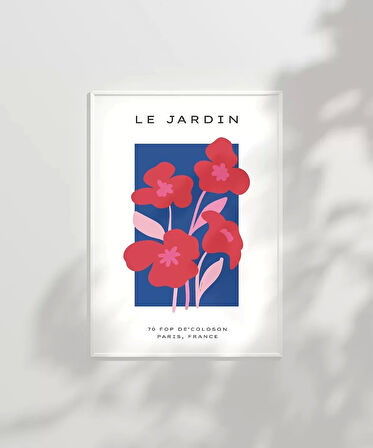 Çerçevesiz Poster Le Jardin Rouge