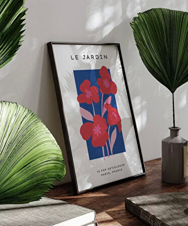 Çerçevesiz Poster Le Jardin Rouge