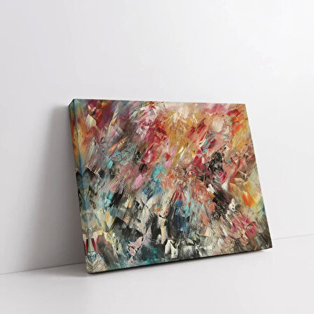 Renk Fırtınası Kanvas Tablo