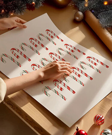 Çerçevesiz Poster Noel Baba'nın Şeker Kamışı 2'li