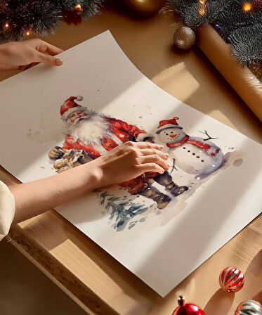Çerçevesiz Poster Noel Baba'nın Şeker Kamışı 2'li
