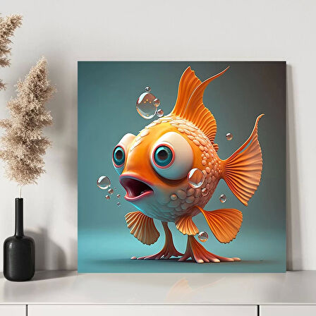 Denizaltı Arkadaşlar Kanvas Tablo