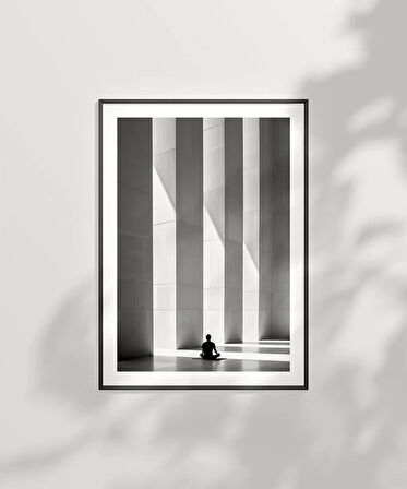 Çerçevesiz Poster Sükunetin Merkezinde