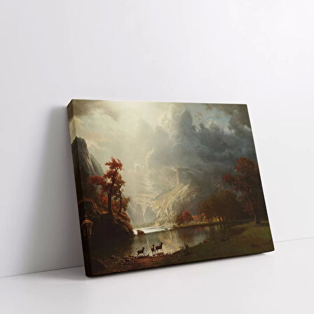 Göl Kenarı Sessizliği Kanvas Tablo