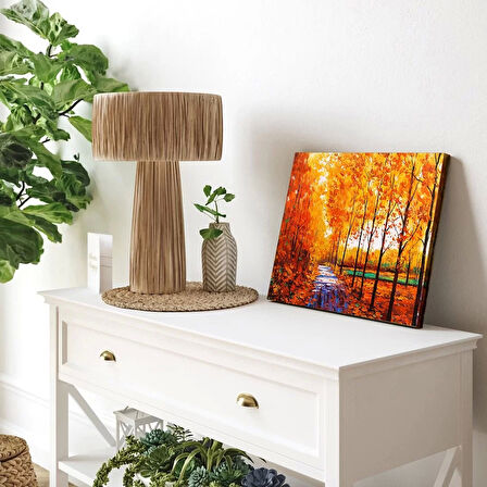 Sonbaharın Altın Işıkları Kanvas Tablo