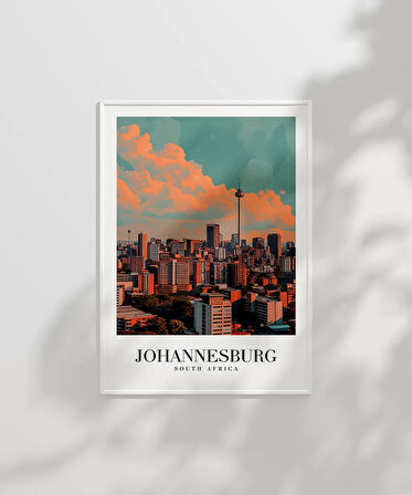 Çerçevesiz Poster Johannesburg Güney Afrika Seyahat