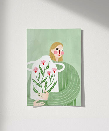 Çerçevesiz Poster Doğal Dokunuş