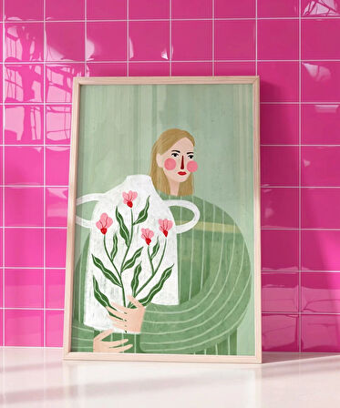 Çerçevesiz Poster Doğal Dokunuş