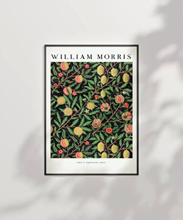 Çerçevesiz Poster William Morris Meyve Deseni No 1