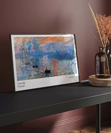 Çerçevesiz Poster Claude Monet Gün Doğumu