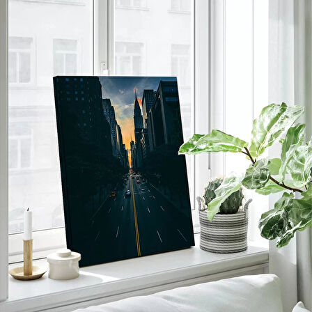 Yeşil Yalnızlık Kanvas Tablo