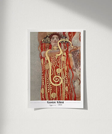 Çerçevesiz Poster Gustav Klimt Hygieia