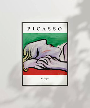 Çerçevesiz Poster Pablo Picasso Le Repos