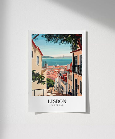 Çerçevesiz Poster Renklerin Dansı