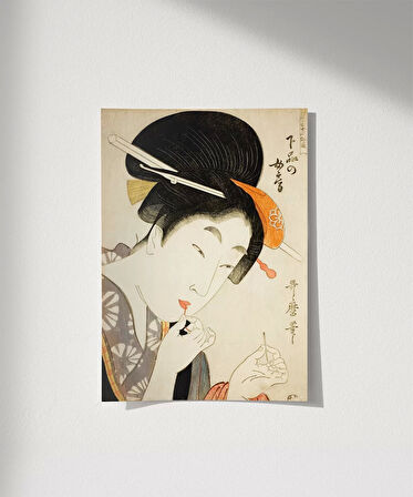 Çerçevesiz Poster Geisha’nın Hazırlığı