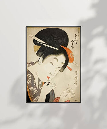 Çerçevesiz Poster Geisha’nın Hazırlığı