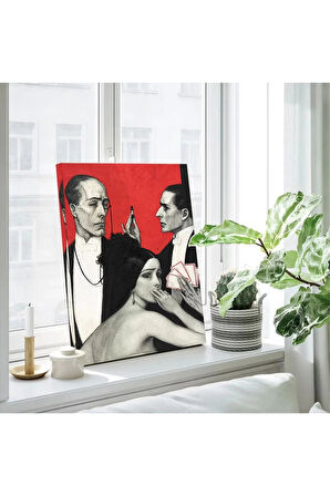 Sessiz Sevgililer Kanvas Tablo