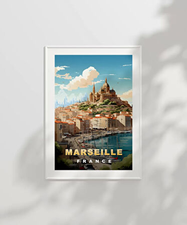 Çerçevesiz Poster Marsilya'nın Tarihi ve Deniz Estetiği