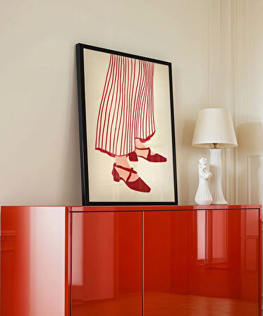 Çerçevesiz Poster Topuklu Şıklık