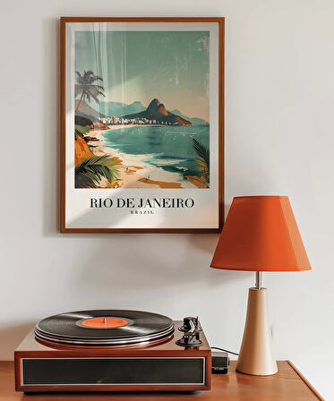Çerçevesiz Poster Rio de Janeiro'nun Tropikal Güzelliği