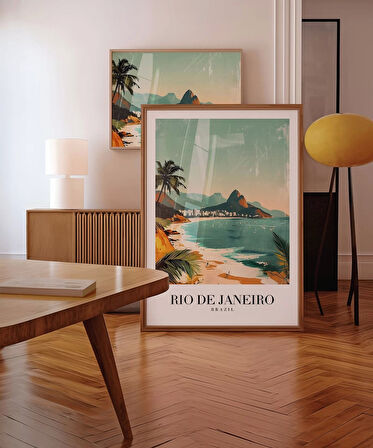 Çerçevesiz Poster Rio de Janeiro'nun Tropikal Güzelliği