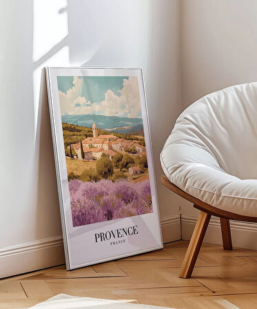 Çerçevesiz Poster Provence Doğası ve Mimari