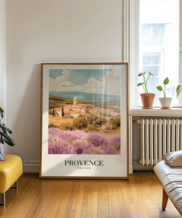 Çerçevesiz Poster Provence Doğası ve Mimari