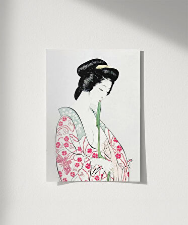 Çerçevesiz Poster Kimono ve İncelik