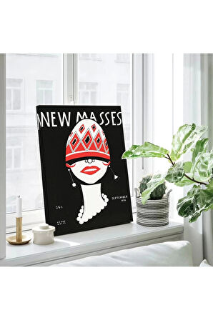 New Masses Vintage Kanvas Tablo