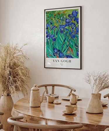 Çerçevesiz Poster Van Gogh Irıses No 1