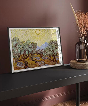 Çerçevesiz Poster Vincent Van Gogh Zeytin Ağaçları
