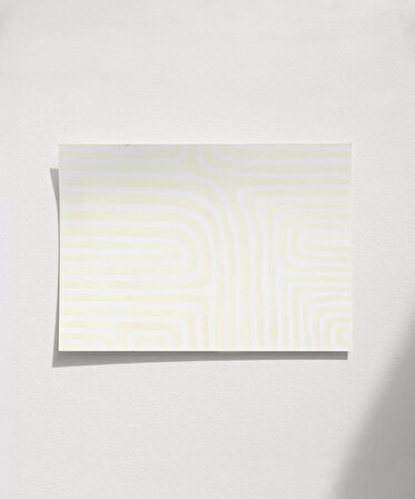 Çerçevesiz Poster Soyut Labirent Desenli