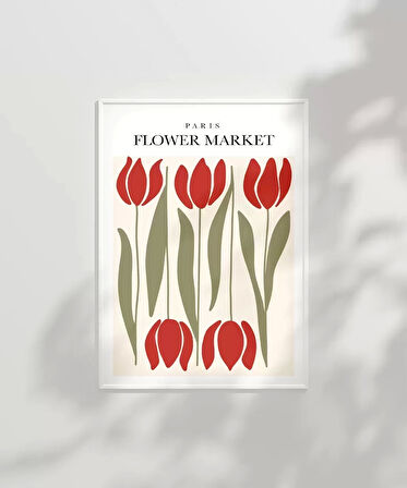 Çerçevesiz Poster Paris Flower Market 2