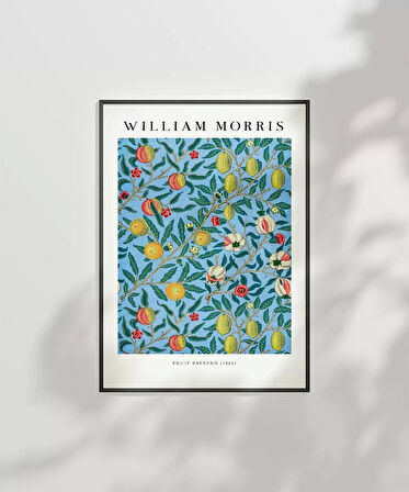 Çerçevesiz Poster William Morris Meyve Deseni No 2