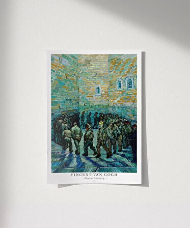 Çerçevesiz Poster Vincent Van Gogh Tutuklular Çemberi