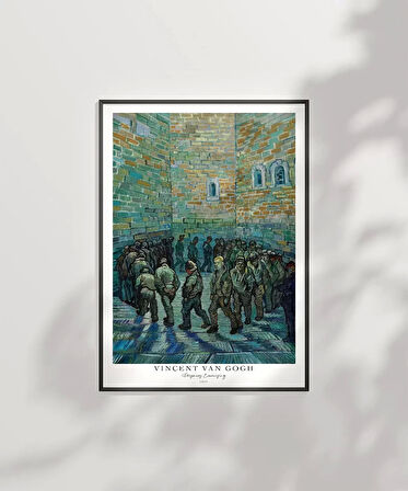 Çerçevesiz Poster Vincent Van Gogh Tutuklular Çemberi