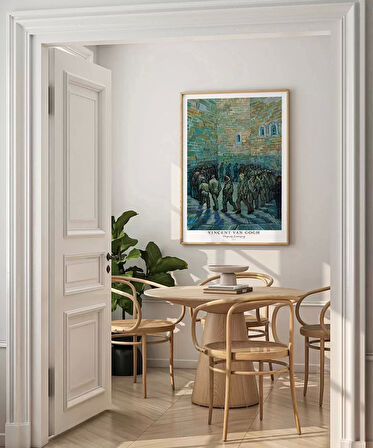 Çerçevesiz Poster Vincent Van Gogh Tutuklular Çemberi