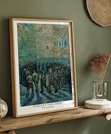 Çerçevesiz Poster Vincent Van Gogh Tutuklular Çemberi