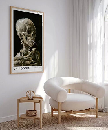 Çerçevesiz Poster Vincent Van Gogh Kafatası